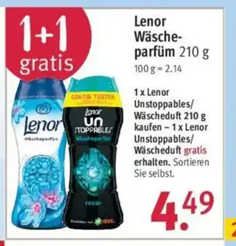 Rossmann Lenor Wäscheparfüm 210g Angebot