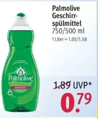 Rossmann Palmolive Geschirrspülmittel 750/500 ml Angebot