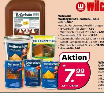 NETTO Wilckens Wetterschutz Farben, Gele oder öle Angebot