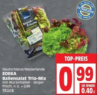 Elli Markt EDEKA Ballensalat Trio-Mix Angebot