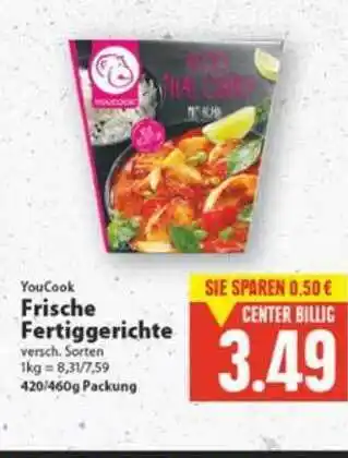 E-Center Youcook Frische Fertiggerichte Angebot