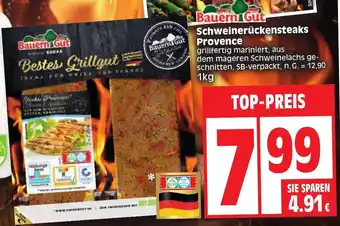 Elli Markt Bauern Gut Schweinerückensteaks Provence 1 kg Angebot