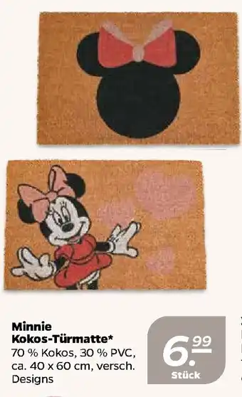 NETTO Minnie Kokos Türmatte Angebot