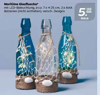 NETTO Maritime Glasflasche Angebot