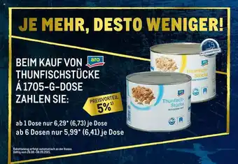 METRO Aro Thunfisch Stücke Angebot