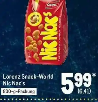 METRO Lorenz Snack-world Nic Nac's Angebot