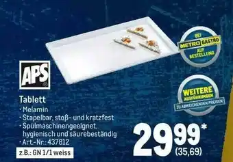 METRO Aps Tablett Angebot