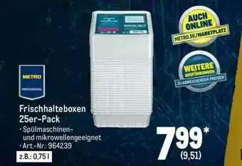 METRO Frischhalteboxen 25er-pack Angebot