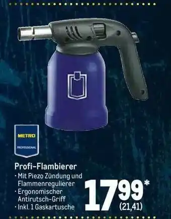 METRO Profi-flambierer Angebot