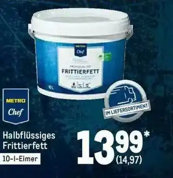 METRO Halbflüssiges Frittierfett Angebot