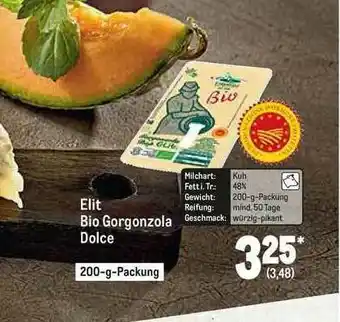 METRO Elit Bio Gorgonzola Dolce Angebot