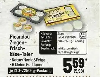 METRO Picandou Ziegen Frisch Käse-taler Angebot