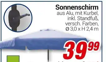 CENTERSHOP Sonnenschirm Angebot