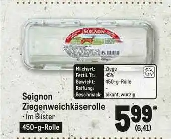 METRO Seignon Ziegenweichkäserolle Angebot