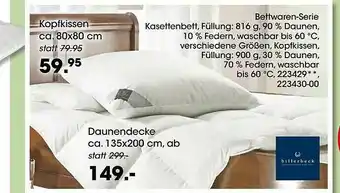 Möbel Martin Kopfkissen, Bettwaren-serie Angebot