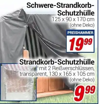 CENTERSHOP Schwere Strandkorb Schutzhülle Angebot