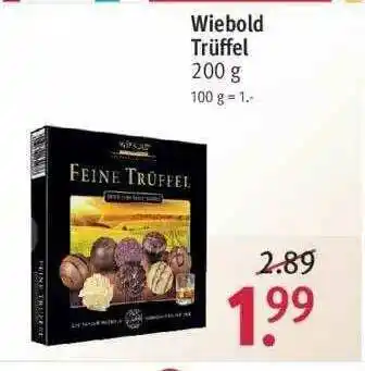 Rossmann Wiebold Trüffel Angebot