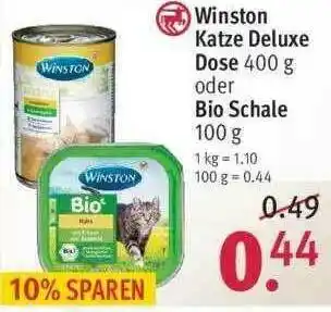 Rossmann Winston Katze Deluxe Dose Oder Bio Schale Angebot