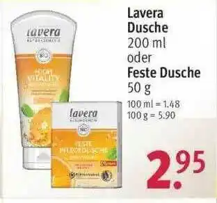 Rossmann Lavera Dusche Oder Feste Dusche Angebot