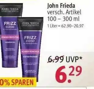 Rossmann John Frieda Angebot