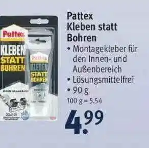 Rossmann Pattex Kleben Statt Bohren Angebot