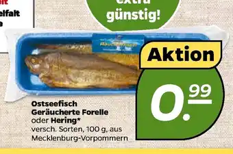 NETTO Ostseefisch Geräucherte Forelle oder Hering Angebot