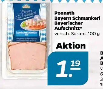 NETTO Ponnath Bayern Schmankerl Bayerischer Aufschnitt 100g Angebot