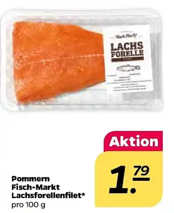 NETTO Pommern Fisch Markt Lachsforellenfilet 100g Angebot