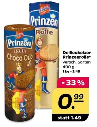 NETTO De Beukelaer Prinzenrolle 400g Angebot