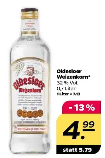 NETTO Oldesloer Weizenkorn 0,7 L Angebot