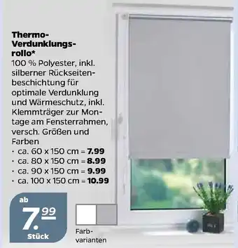 NETTO Thermo Verdunklungsrollo Angebot