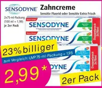 Norma Sensodyne Zahncreme 2x75 ml Angebot