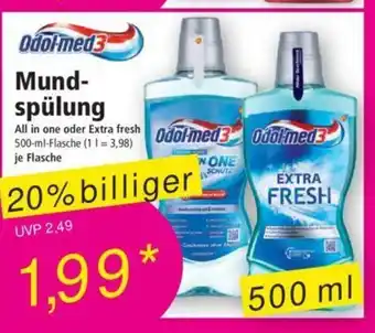 Norma Odol med 3 Mundspülung 500ml Angebot