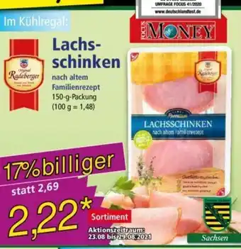 Norma Lachsschinken 150g Angebot