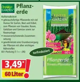 Norma Pflanzerde 60L Angebot