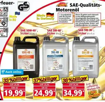 Norma SAE Qualitäts Motorenöl Angebot