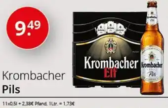 Sagasser Krombacher Pils 11x0,5 L Angebot