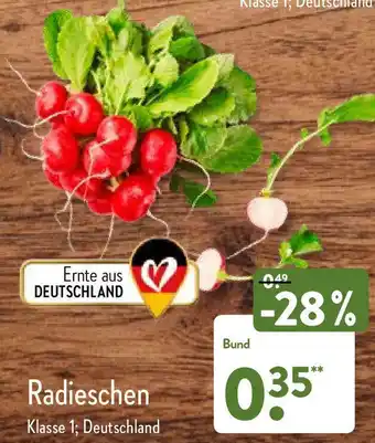 Aldi Nord Radieschen Angebot