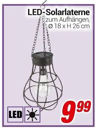 CENTERSHOP LED Solarlaterne Angebot