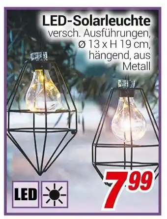 CENTERSHOP LED Solarleuchte Angebot