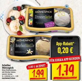 nah & gut Schöller Mövenpick 850/900ml Schale Angebot