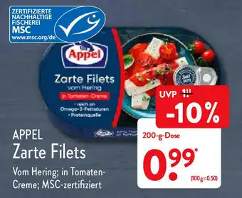 Aldi Nord Appel Zarte Filets 200g Angebot