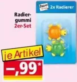 Norma Radiergummi 2er-Set Angebot