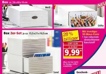 Norma Box 2er-Set Angebot