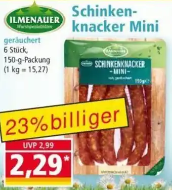 Norma ILMENAUER Schinkenknacker Mini 150-g-Packung Angebot