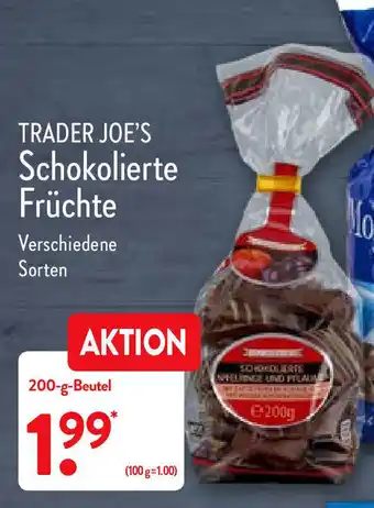 Aldi Nord Trader Joe's Schokolierte Früchte 200g Beutel Angebot