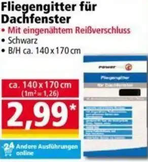 Norma Fliegengitter für Dachfenster Angebot