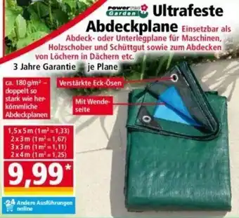 Norma Powertec Garden Ultrafeste Abdeckplane Angebot