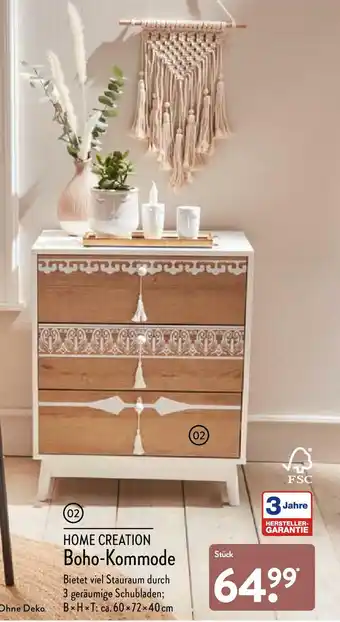 Aldi Nord Home Creation Boho Kommode Angebot