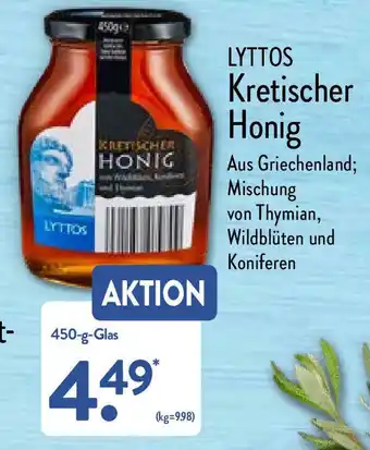 Aldi Nord Lyttos Kretischer Honig 450g Angebot